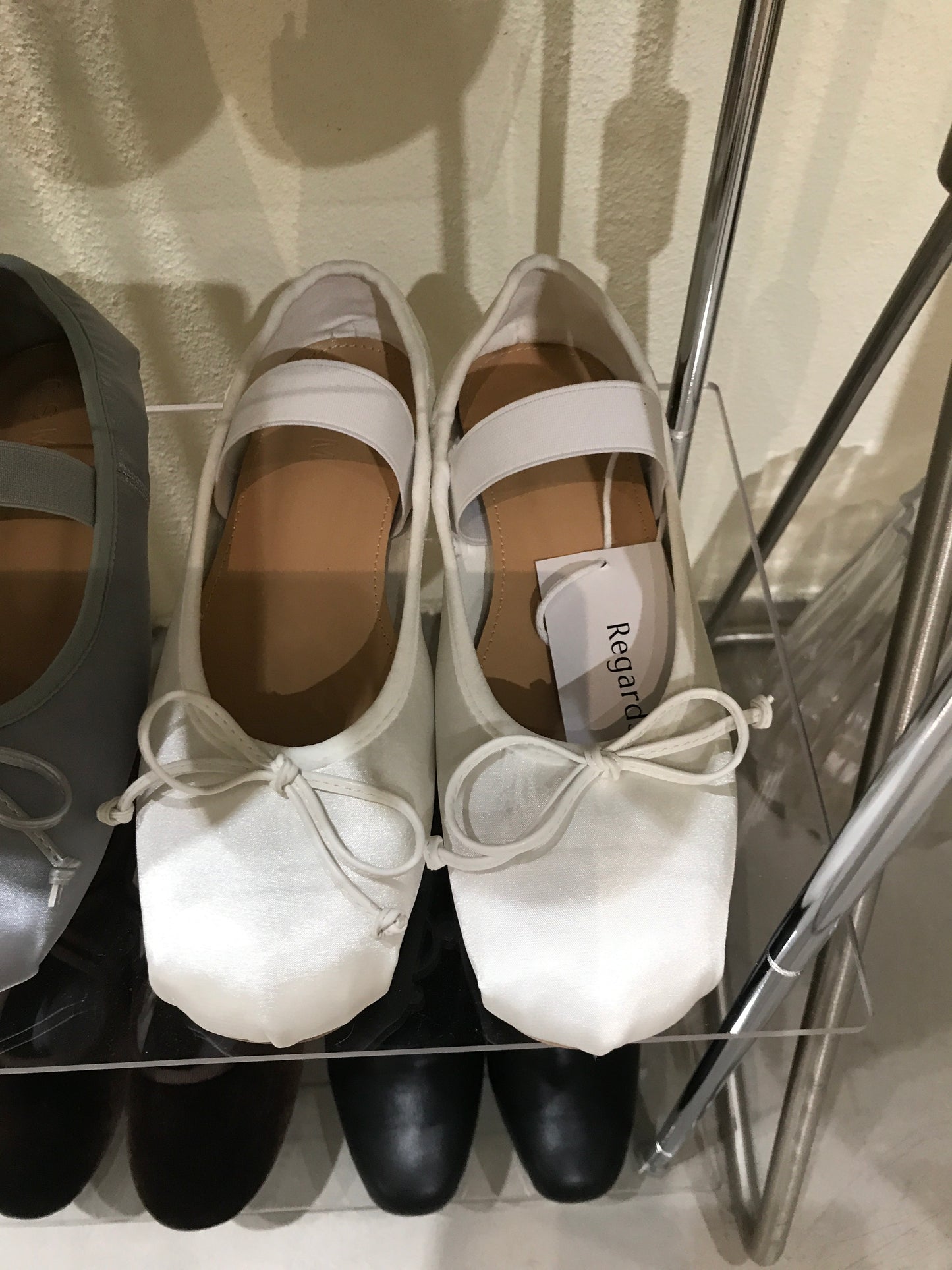 Regards-Satin Ballet Flats