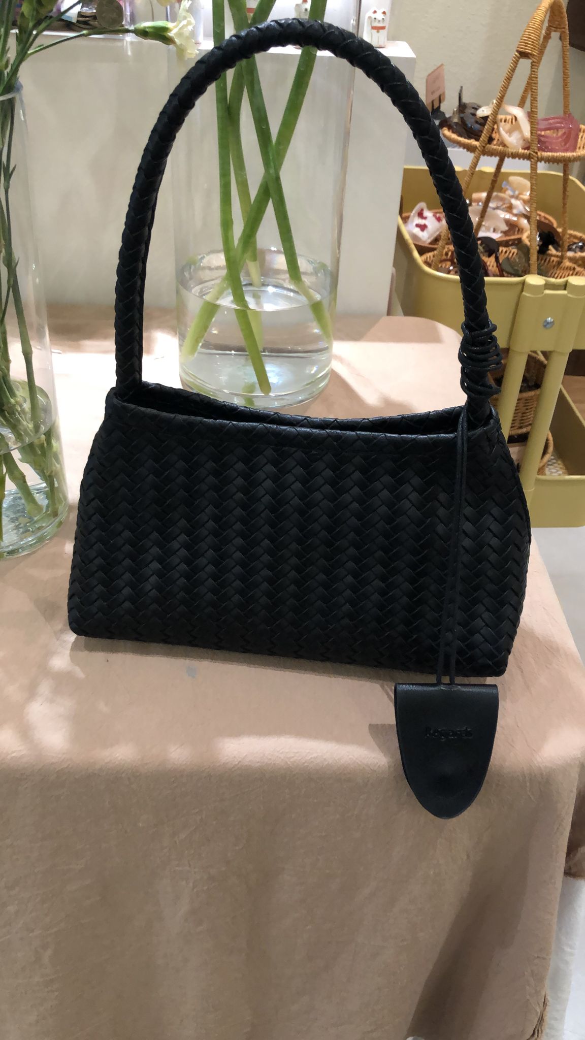 Regards- PU woven bag