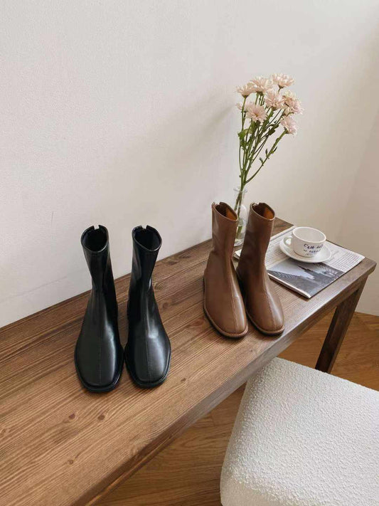 1905 Leather Mid-Calf Boots