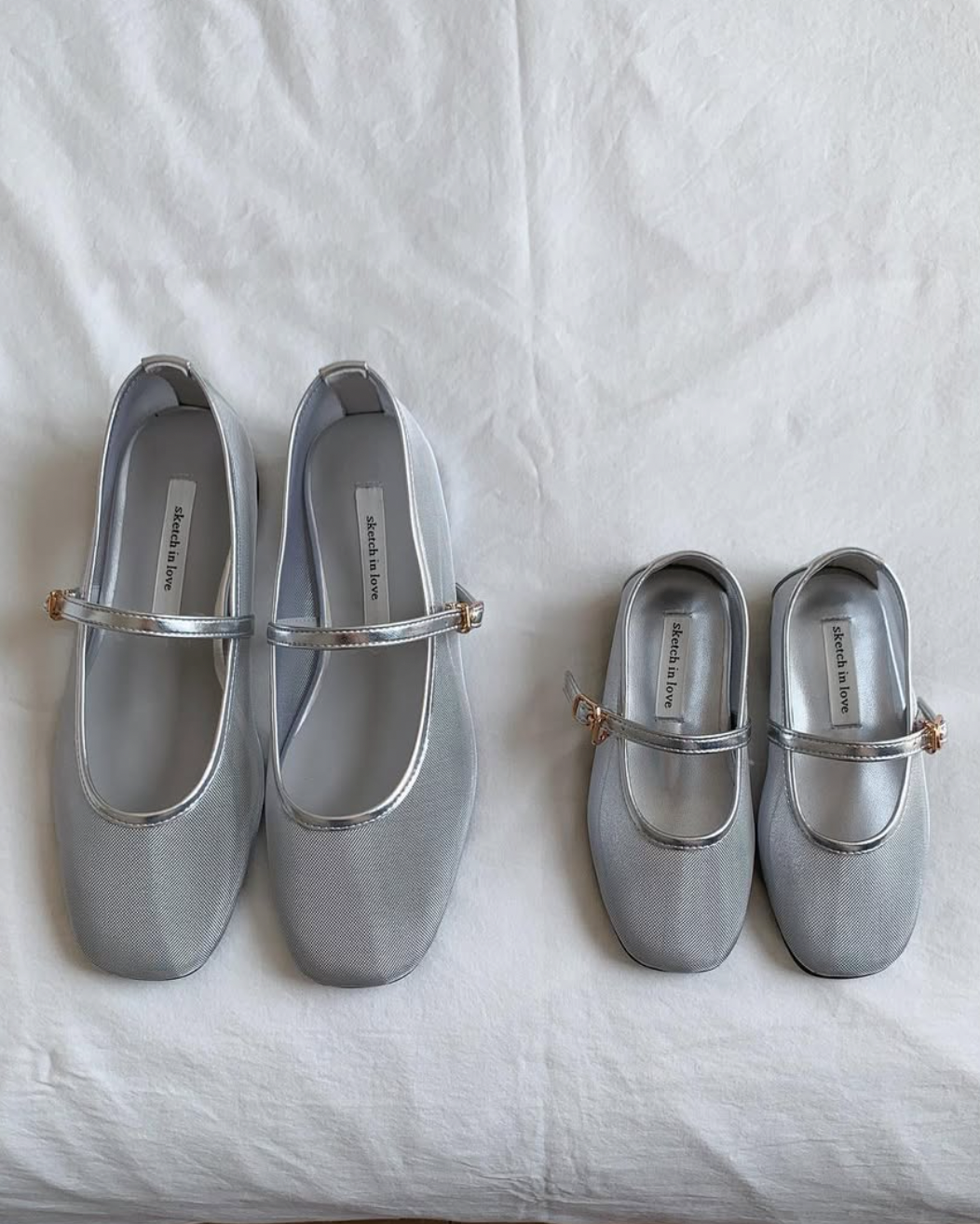 1016 Sheer Mesh Mary Janes (MOM)