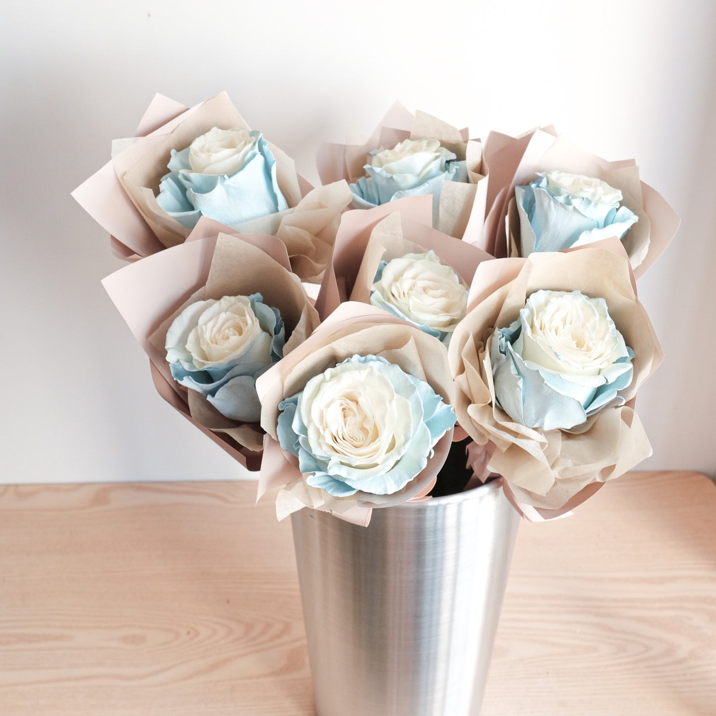 Baby Blue Rose Bouquet
