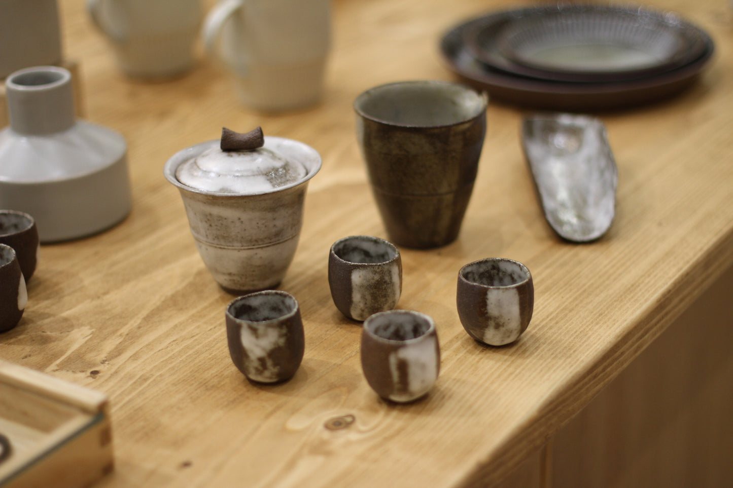 豎白 小茶杯