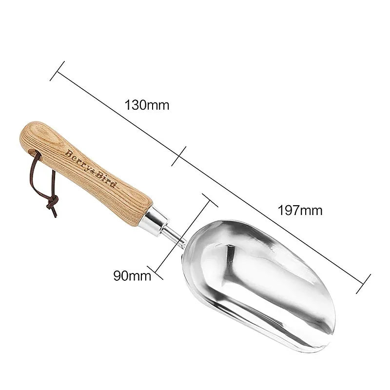 Berry & Bird | Stainless Steel Hand Potting Scoop