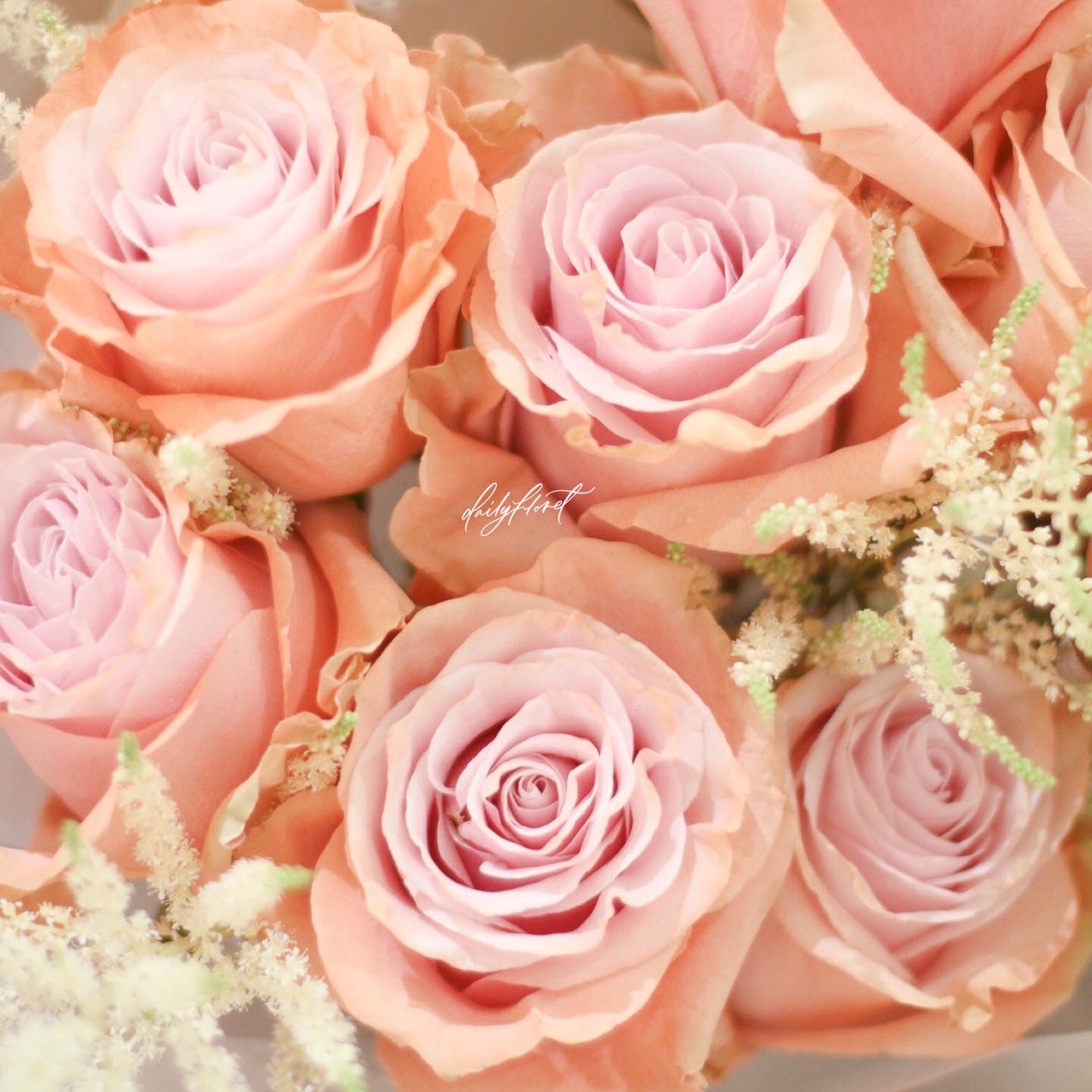 Vintage Pink Rose Bouquet