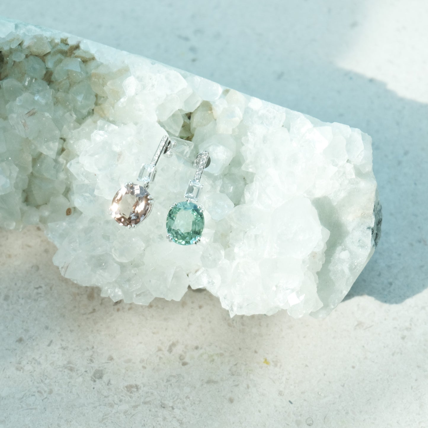 MoD Series | Bicolour Tourmaline Dimond Earrings