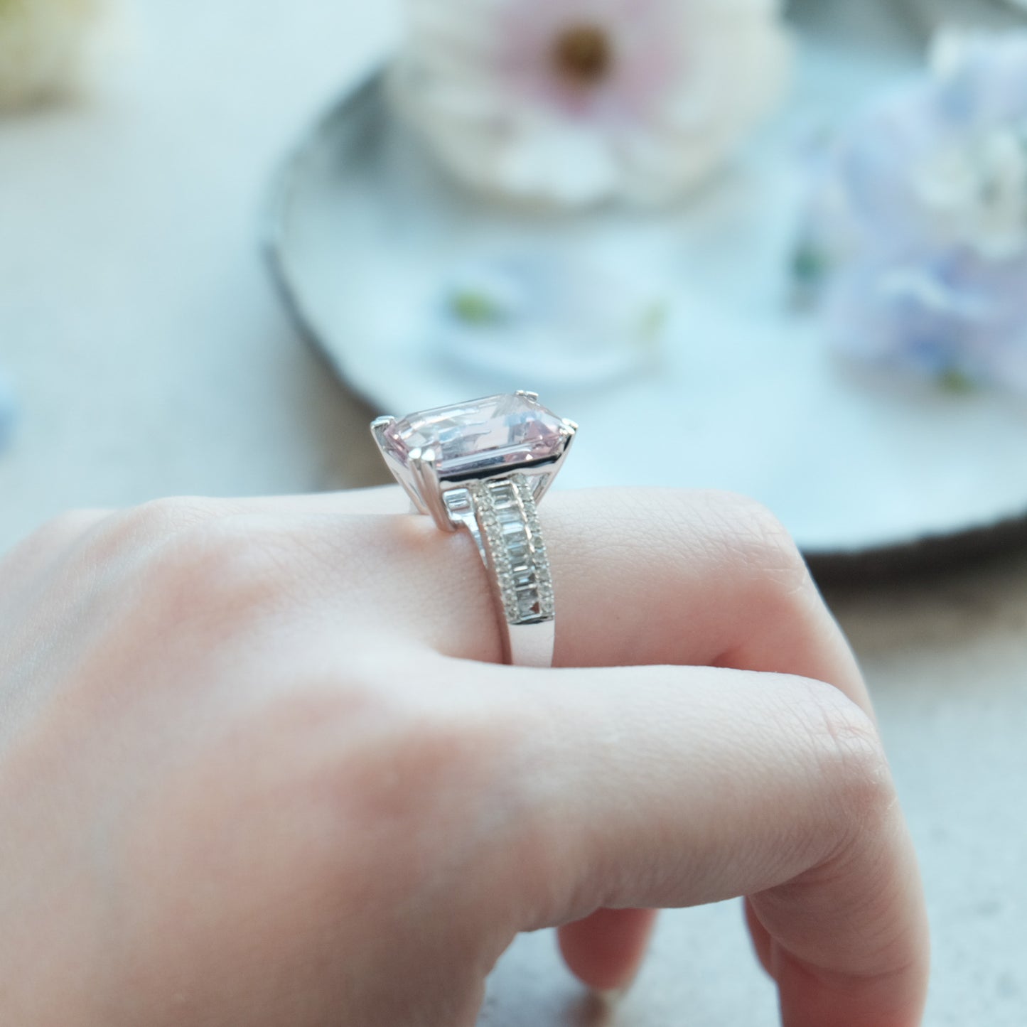 MoD Series | Cherry Blossom Morganite Diamond Ring