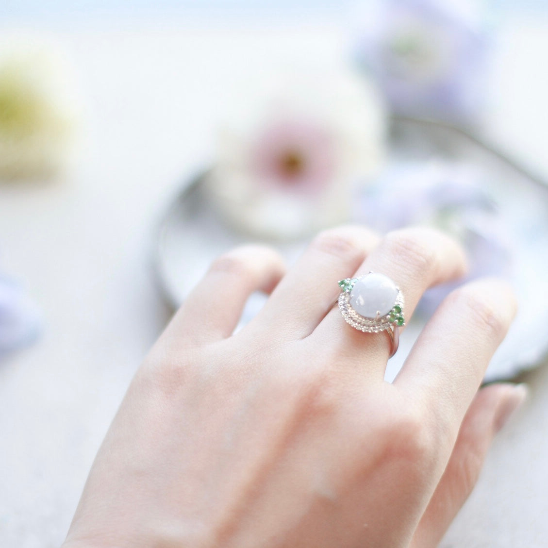 MoD Series | Oval Jade Ring