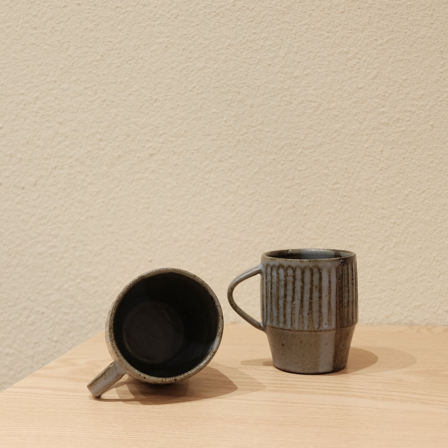 霜霧釉 | 條紋馬克杯