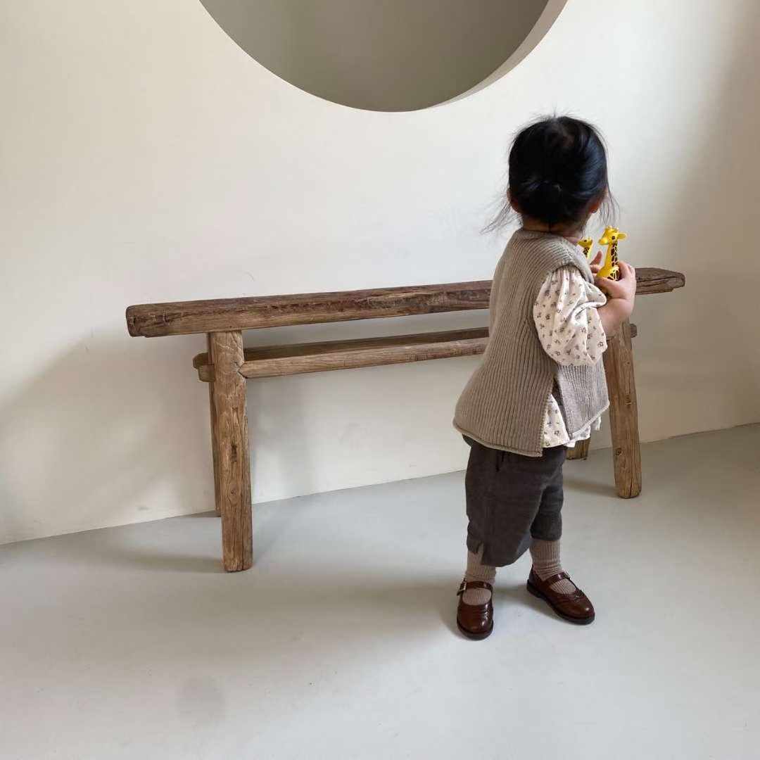 1822 Kid Mary Janes Flats