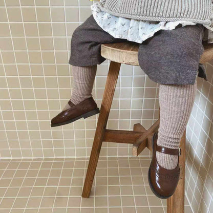 1822 Kid Mary Janes Flats