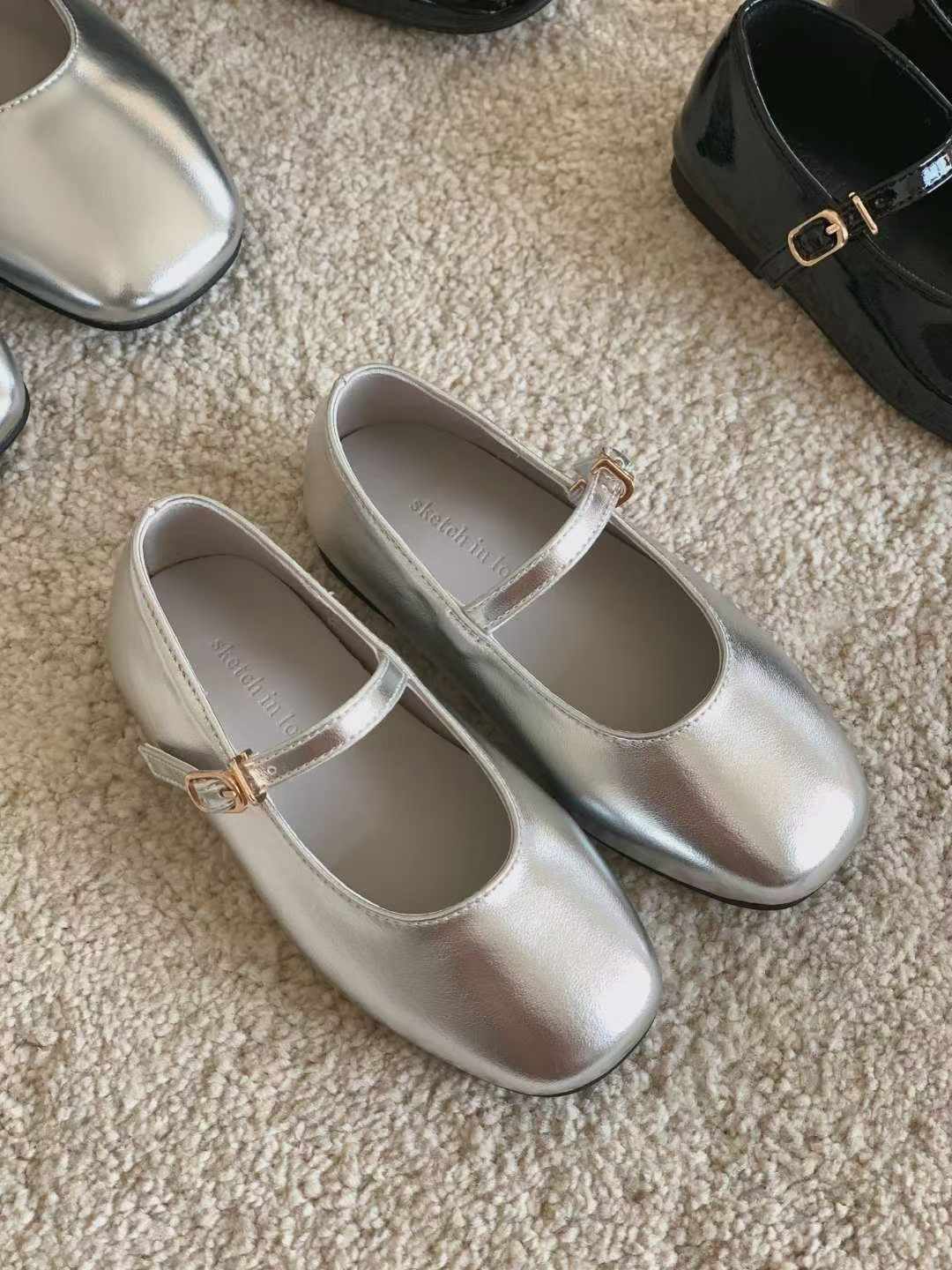 1013 Blanc Mary Janes (KID)