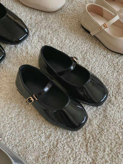 1013 Blanc Mary Janes (KID)