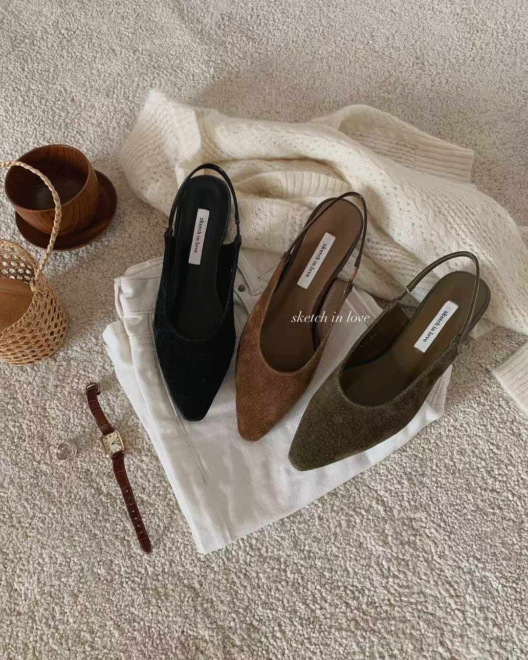 2901 Slingback Flats