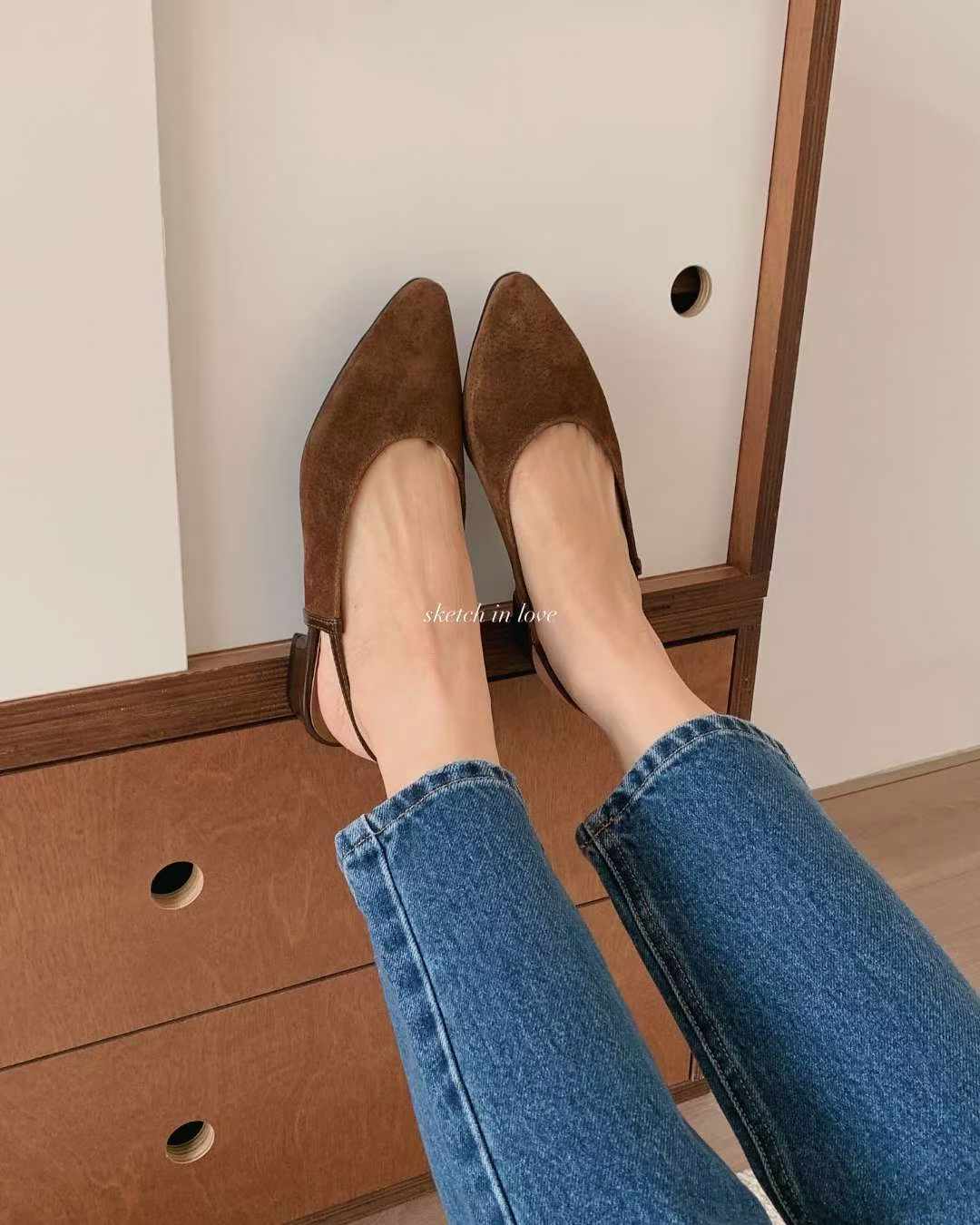 2901 Slingback Flats