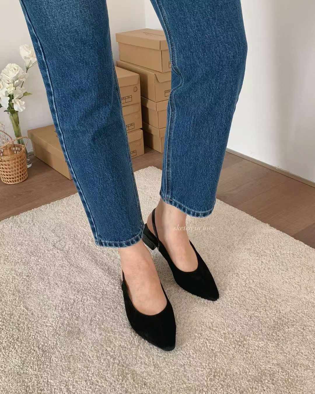 2901 Slingback Flats