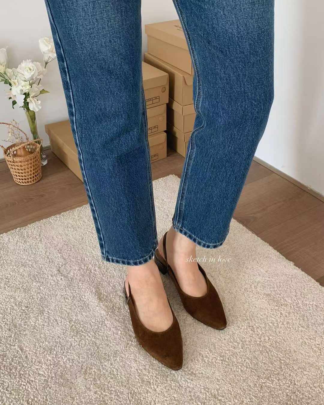 2901 Slingback Flats