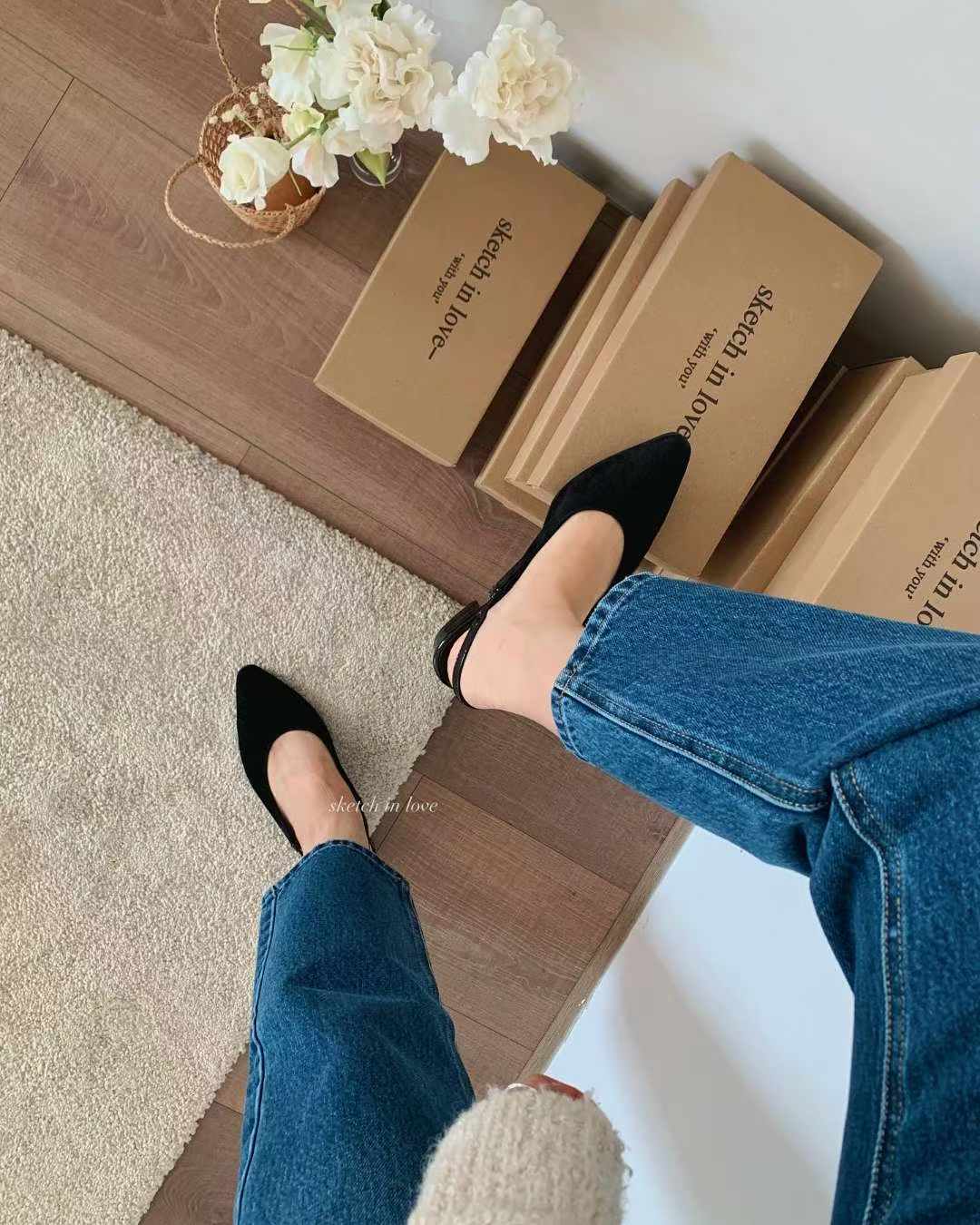 2901 Slingback Flats