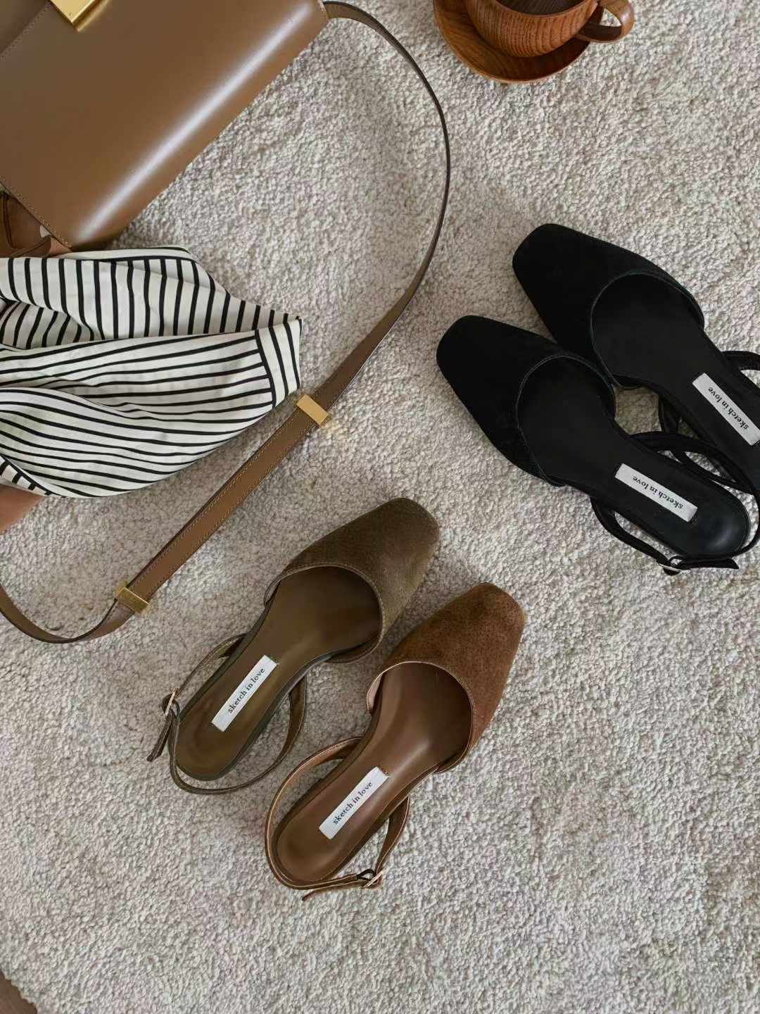 1037 Slingback Flats