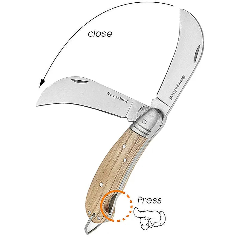 Berry & Bird | Stainless Steel Pruning Knife