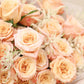 Peach Pink Rose Bouquet