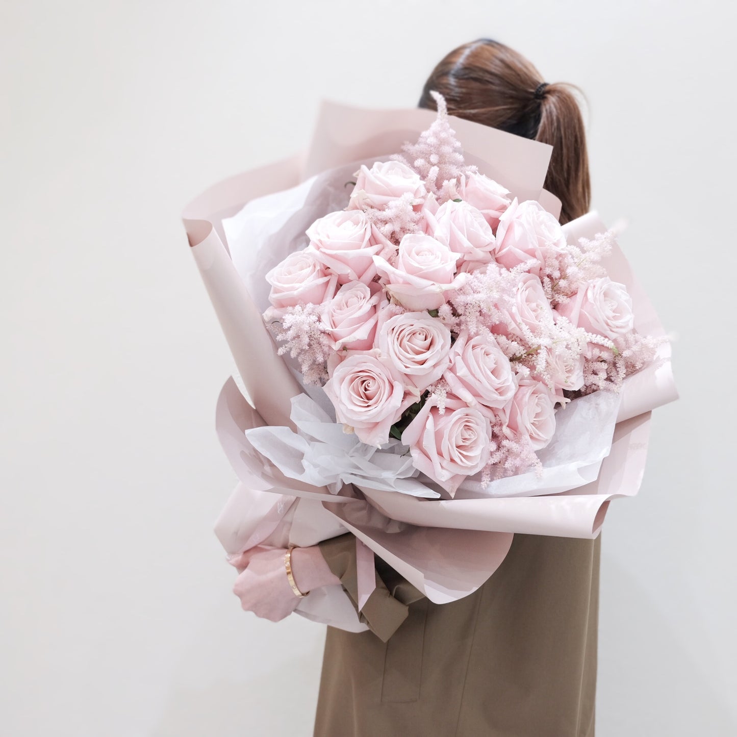 Soft Pink Rose Bouquet